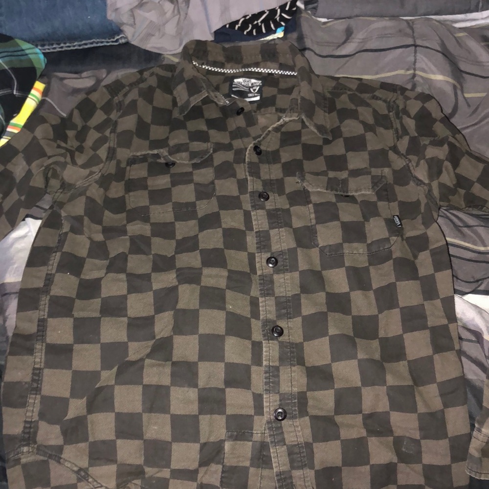 Vans button down shirt